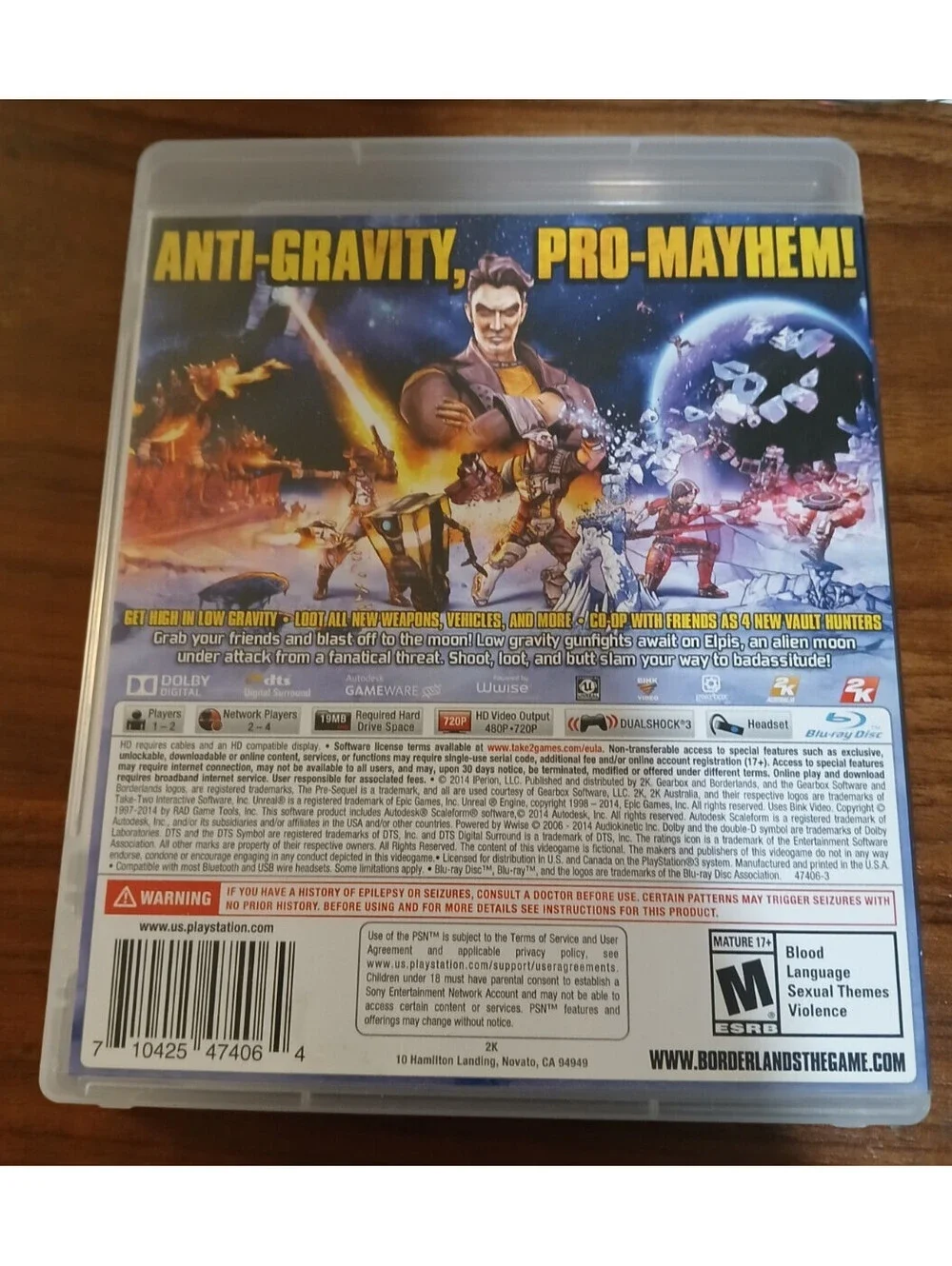 Borderlands 1, 2 & Pre-Sequel (PlayStation 3) Bundle